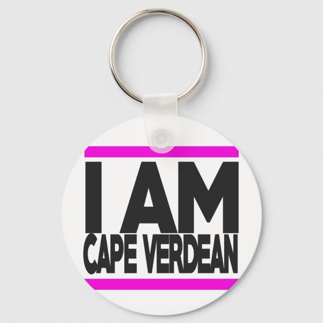 i am cape Verdean Key Ring (Front)