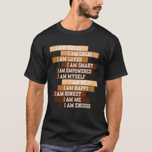 I Am Celebrate Black History Month Melanin Teacher T-Shirt