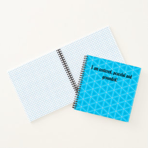I Am Centred, Peaceful And Grounded Notebook