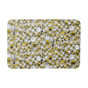 I Am Charlie Brown Pattern Bath Mat