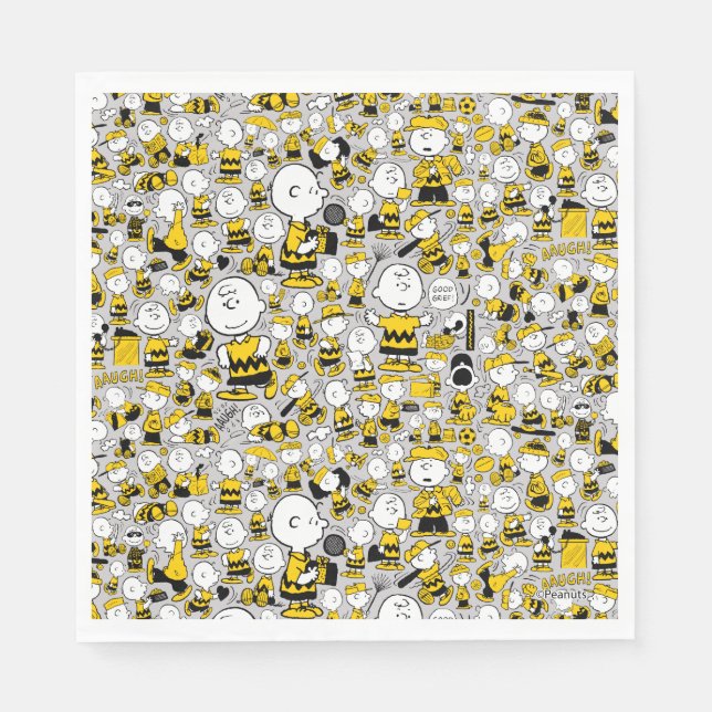 I Am Charlie Brown Pattern Napkin (Front)