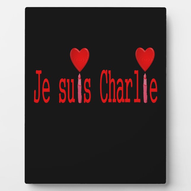 I am charlie plaque (Front)