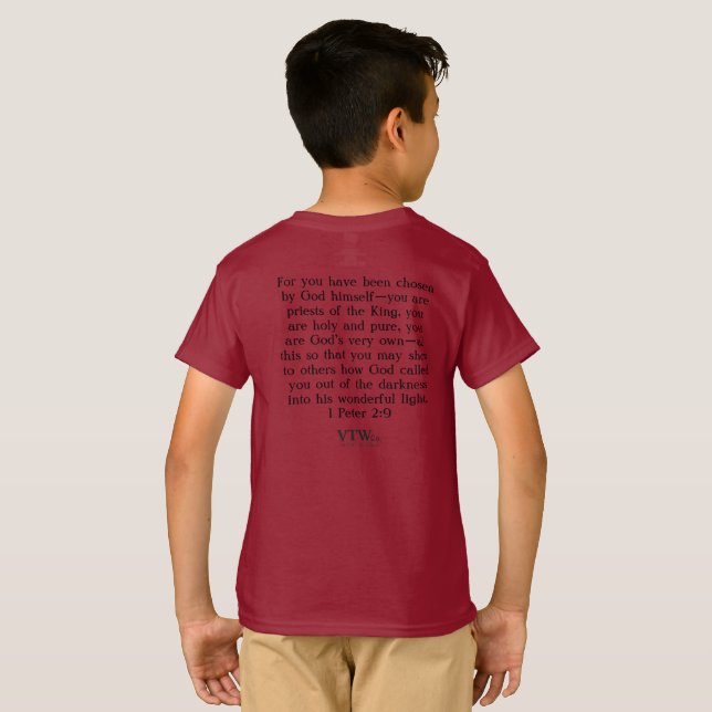 I am chosen Bella+Canvas Short Sleeve T-Shirt (Back Full)