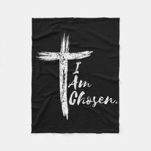 I Am Chosen By Christian 2025  Fleece Blanket