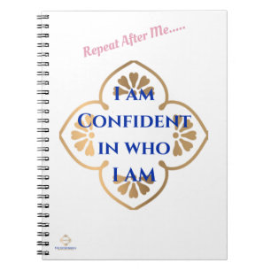 I Am Confident Notebook