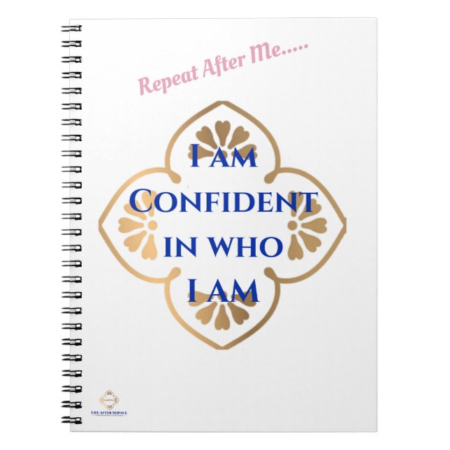 I Am Confident Notebook (Front)