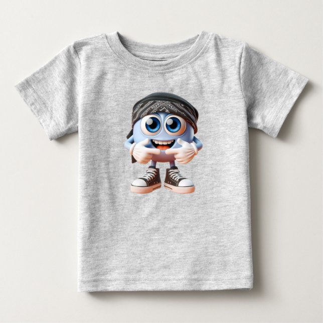  I Am Cool, Emoji, by Natasha Us   Baby T-Shirt (Front)