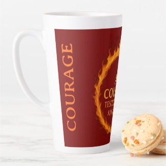 I AM COURAGE LATTE MUG
