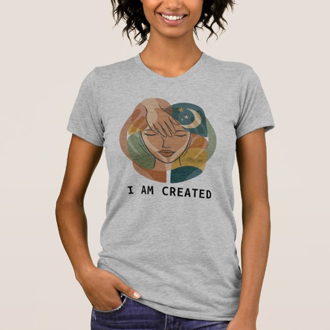 I Am Created - Creator's Hand T-Shirt (Front)