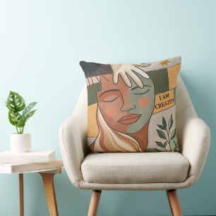 I AM CREATED - Hand of Grace Cushion