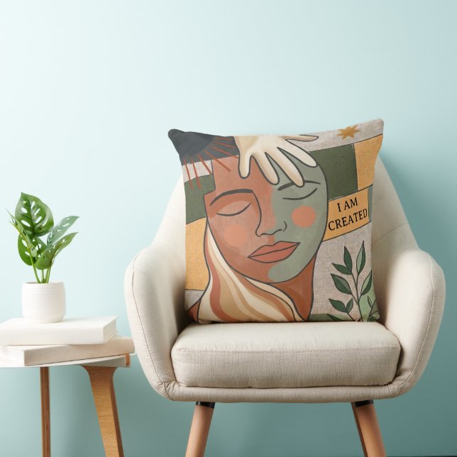 I AM CREATED - Hand of Grace Cushion (Chair)