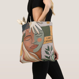 I AM CREATED - Hand of Grace Tote Bag