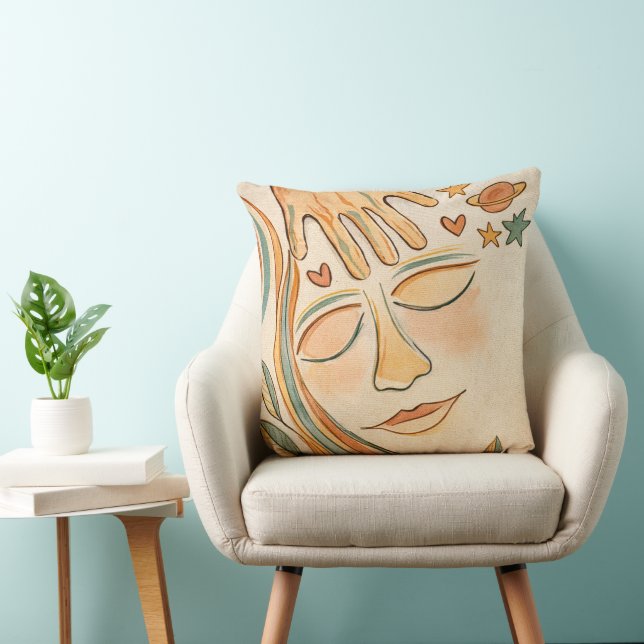 I AM CREATED – Hand of Life Cushion (Chair)