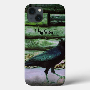 I Am Crow - Green iPad Case