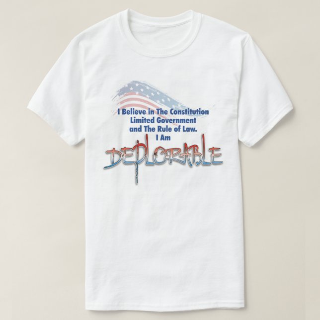 I am Deplorable T-Shirt (Design Front)
