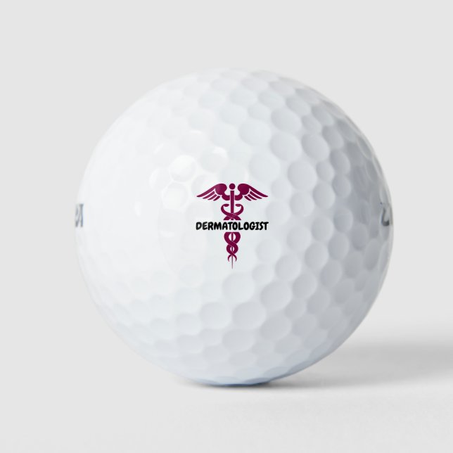 I am dermatologist golf balls (Front)