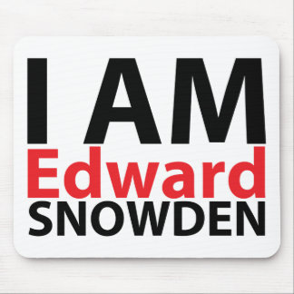 I Am Edward Snowden Mousepad