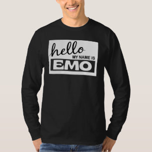 I Am Emo Hello Im Emo So What Elder Emo It Was Nev T-Shirt