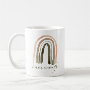 I Am Enough Inspiring Affirmation Coffee Mug