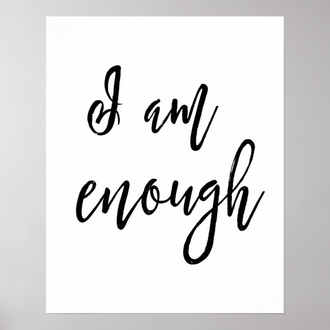 I Am Enough Poster (Front)