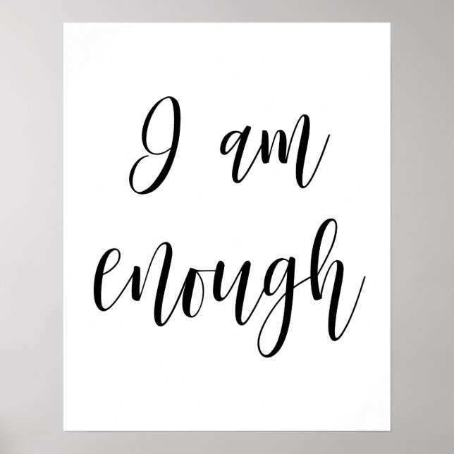 I Am Enough Poster (Front)