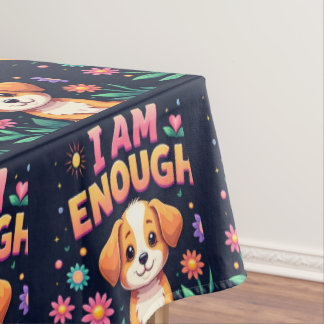 I Am Enough Tablecloth