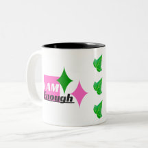 I AM Enough Two-Tone Ivy Mug