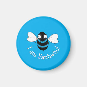 I Am Fantastic! Magnet - Blue Background
