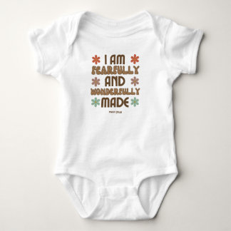 I Am Fearfully And Wonderfully Made Baby Bodysuit