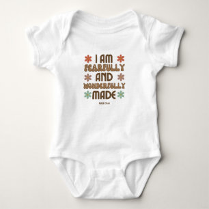 I Am Fearfully And Wonderfully Made Baby Bodysuit