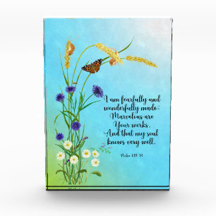 I am fearfully and wonderfully made photo block