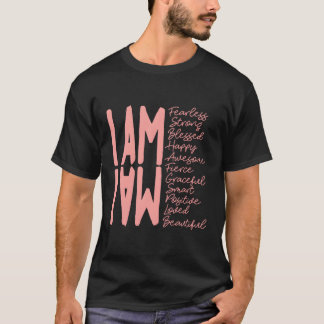 I Am Fearless I Am Strong I Am Blessed T-Shirt