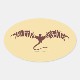 I Am Fire I Am Death - Graphic Oval Sticker