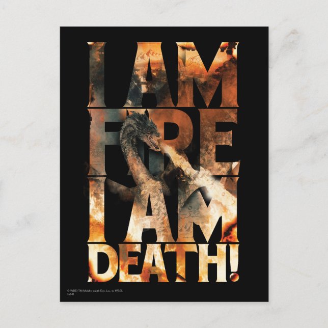 I Am Fire I Am Death! Postcard (Front)