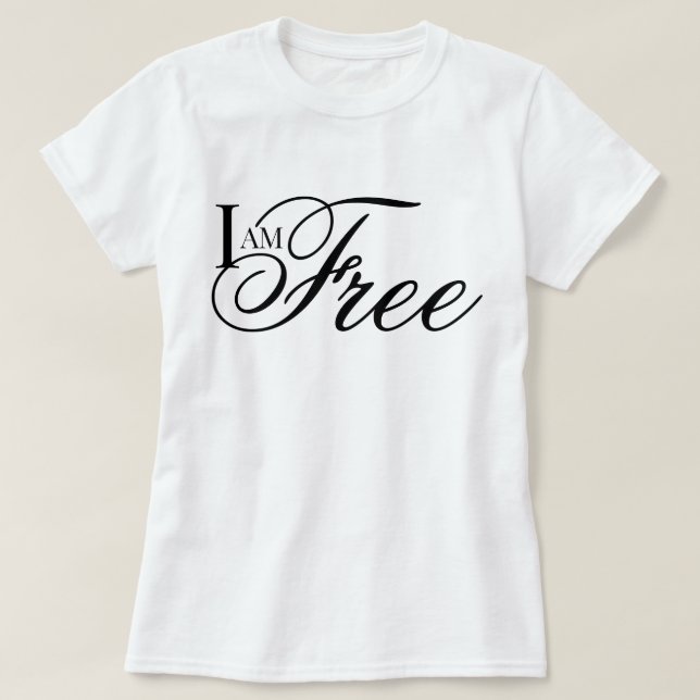 I am free affirmation metta prayer T-Shirt (Design Front)