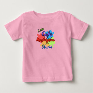  I Am God's Masterpiece personalised baby t-shirt