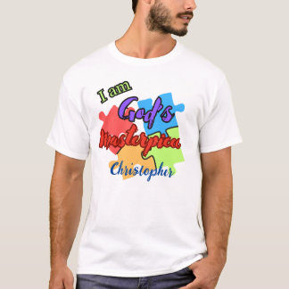 "I Am God's Masterpiece" personalised T-shirt
