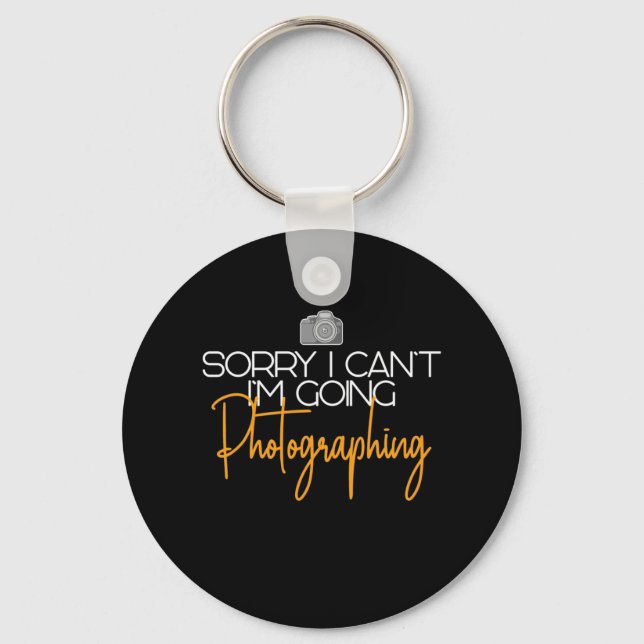 I Am Going Photographing Key Ring (Front)