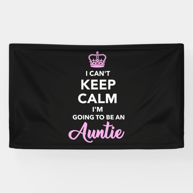 I Am Going To Be An Auntie Banner (Horizontal)