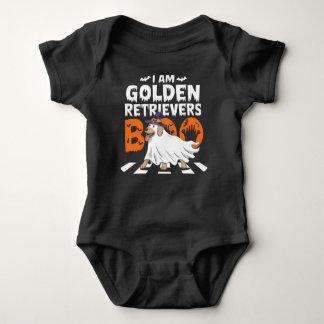 I am GOLDEN RETRIEVERS boo Baby Bodysuit