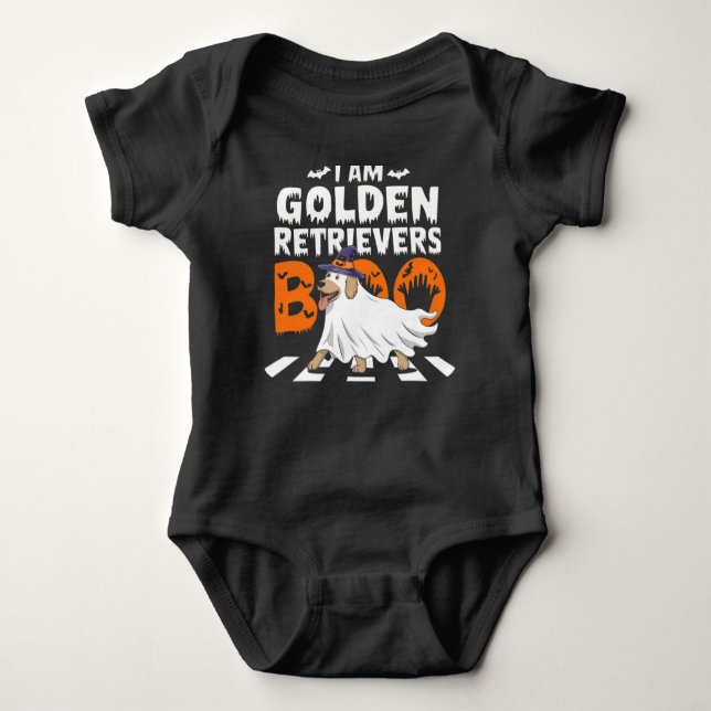 I am GOLDEN RETRIEVERS boo Baby Bodysuit (Front)