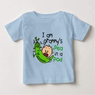 I am Grammy's Pea In A Pod Baby T-Shirt