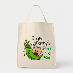 I am Grammy's Pea In A Pod Tote Bag