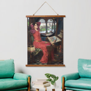 I am Half-Sick of Shadows said the Lady of Shalott Hanging Tapestry