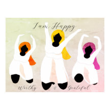 I am Happy, Worthy & Grateful Positive Affirmation