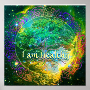I Am Healthy Poster