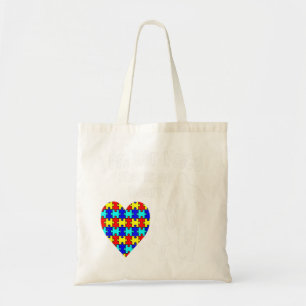 I Am Her Voice She is My Heart Tshirt Autism Aware Tote Bag