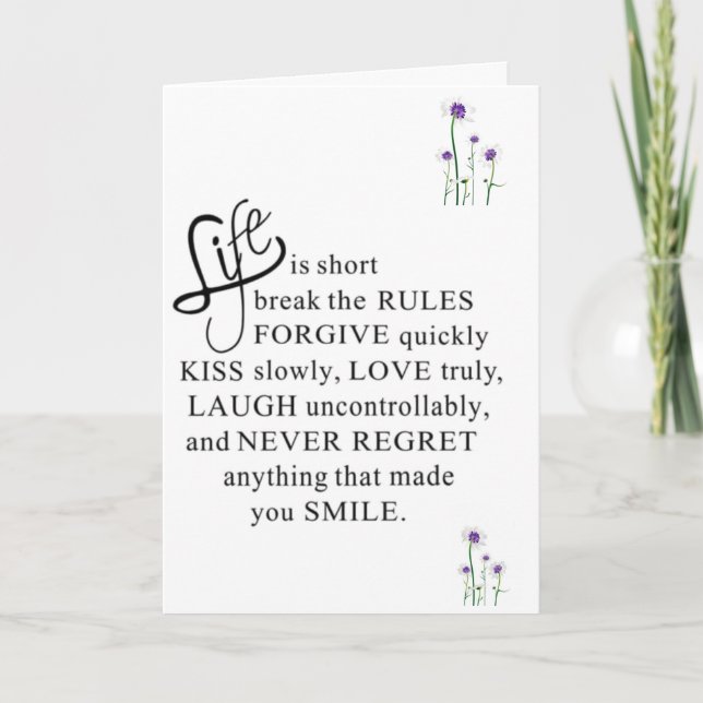 I AM "HERE FOR YOU" IN YOUR TIME OF HARDSHIP CARD (Front)