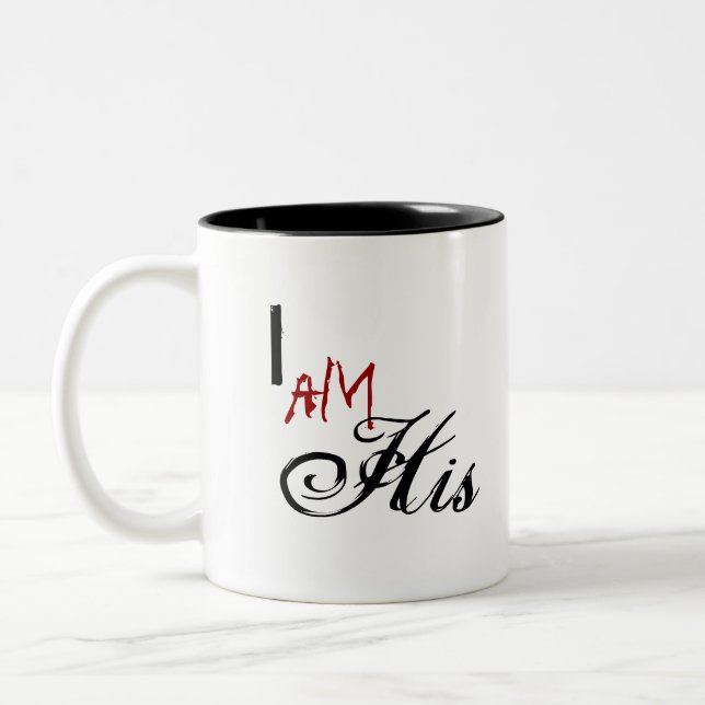 "I am His" mug (Left)