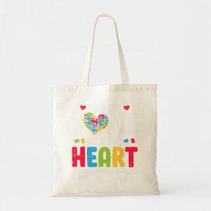 I Am His Voice He Is My Heart Autism Awareness Aut Tote Bag